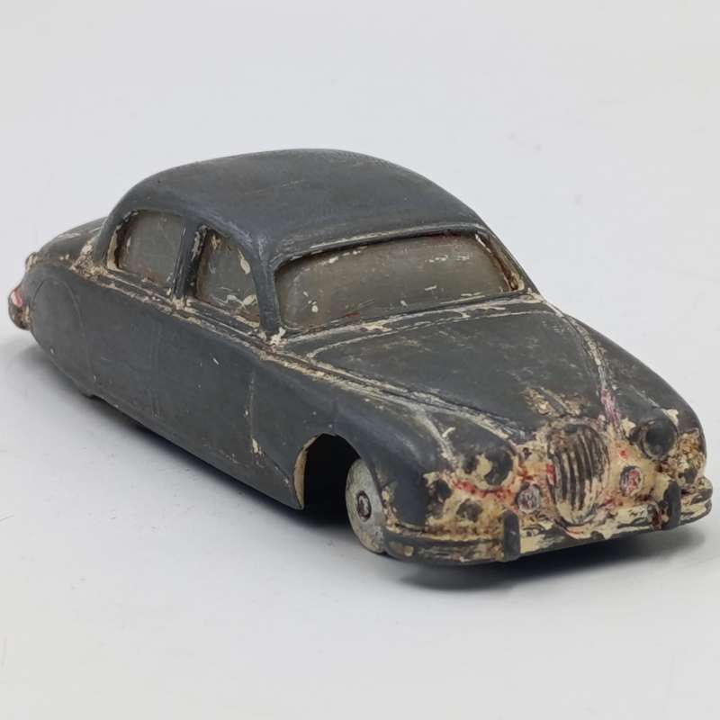 Corgi Toys Jaguar 2.4 Litre die-cast toy car - well used - no tyres