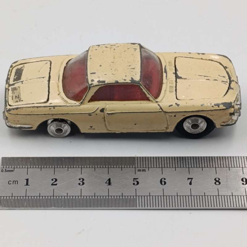Corgi Toys Volkswagen 1500 Karmann Ghia die-cast toy car - one tyre missing