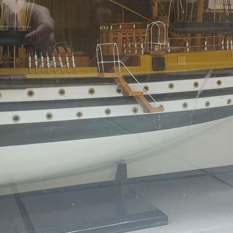 Large handmade ship's model of Amerigo Vespucci (1931)