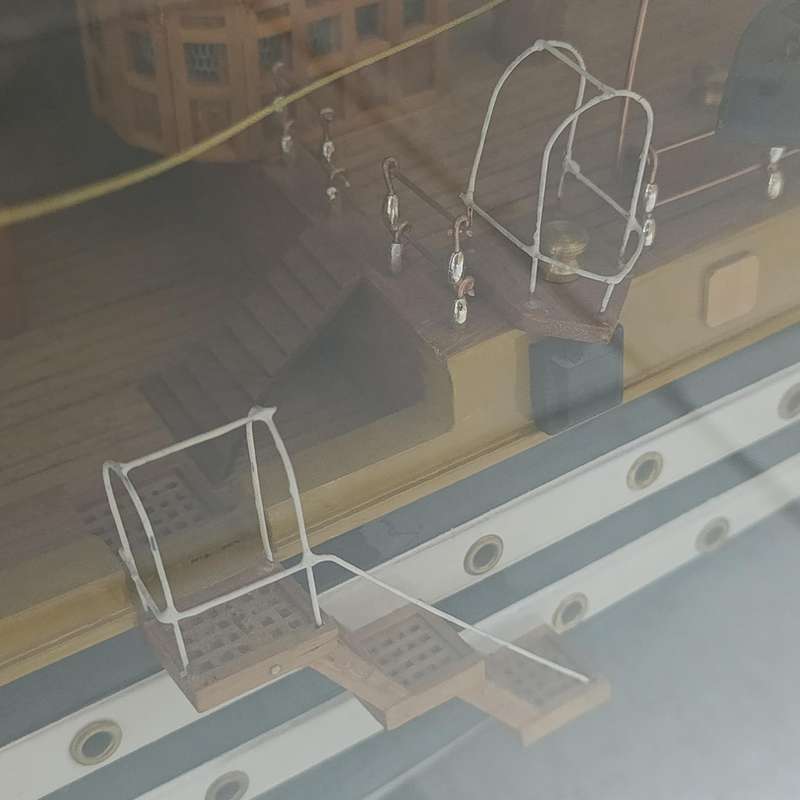 Large handmade ship's model of Amerigo Vespucci (1931)