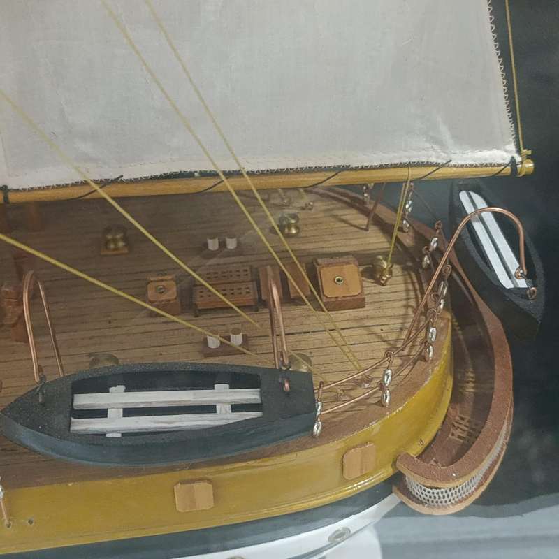 Large handmade ship's model of Amerigo Vespucci (1931)