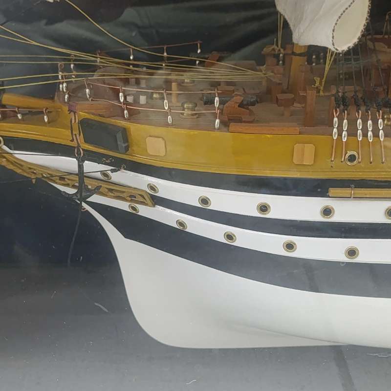 Large handmade ship's model of Amerigo Vespucci (1931)