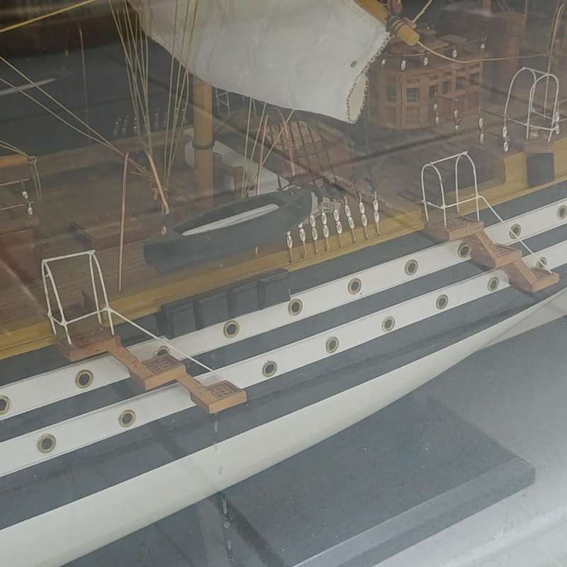 Large handmade ship's model of Amerigo Vespucci (1931)