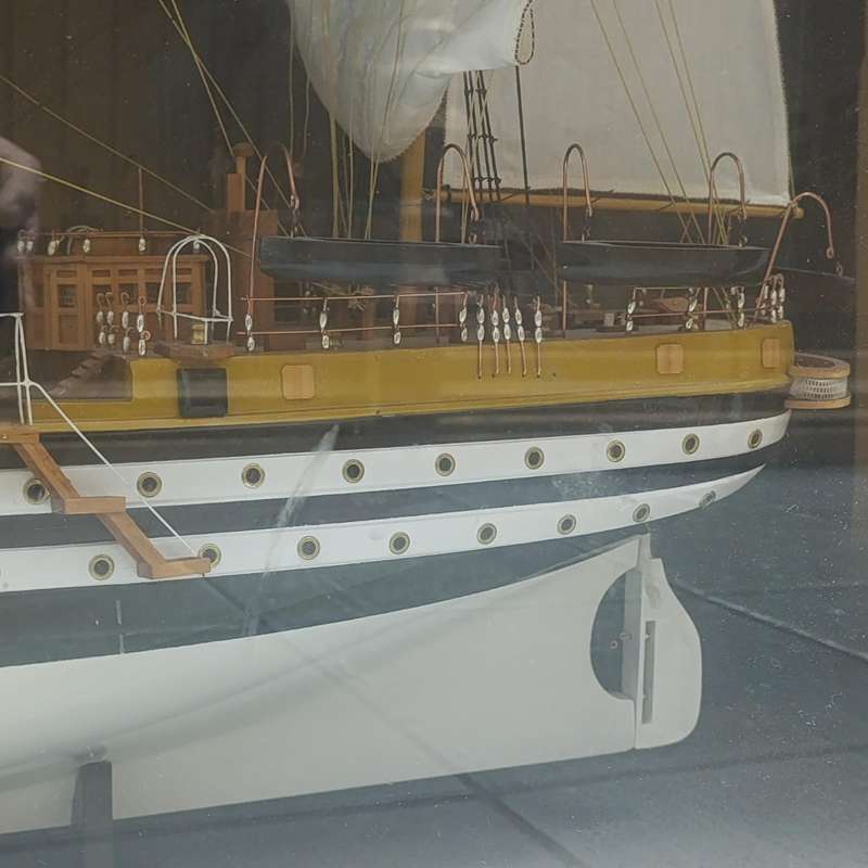 Large handmade ship's model of Amerigo Vespucci (1931)