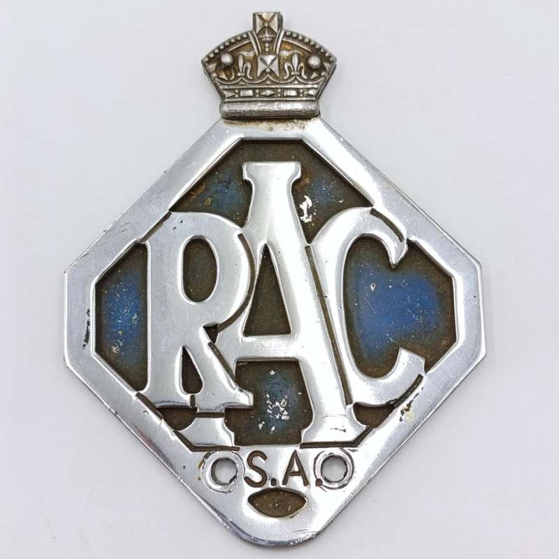 Vintage Royal Automobile Club South Africa #11465 car badge