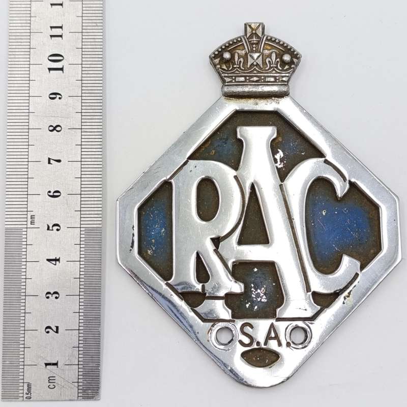 Vintage Royal Automobile Club South Africa #11465 car badge