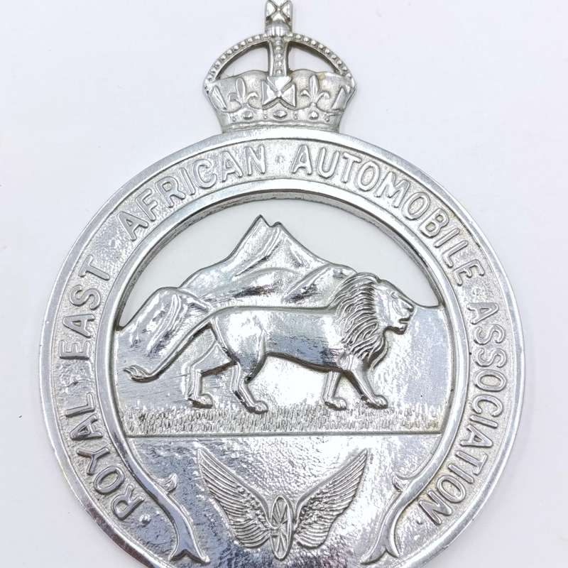 Royal East African Automobile Association #1669 car badge