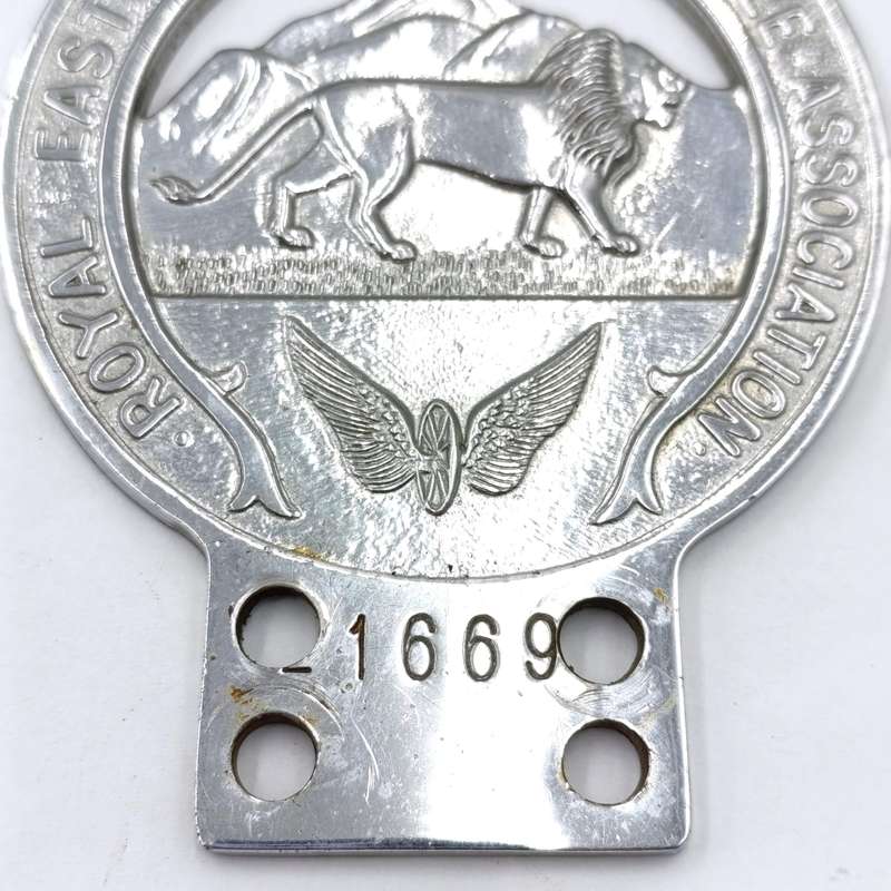 Royal East African Automobile Association #1669 car badge