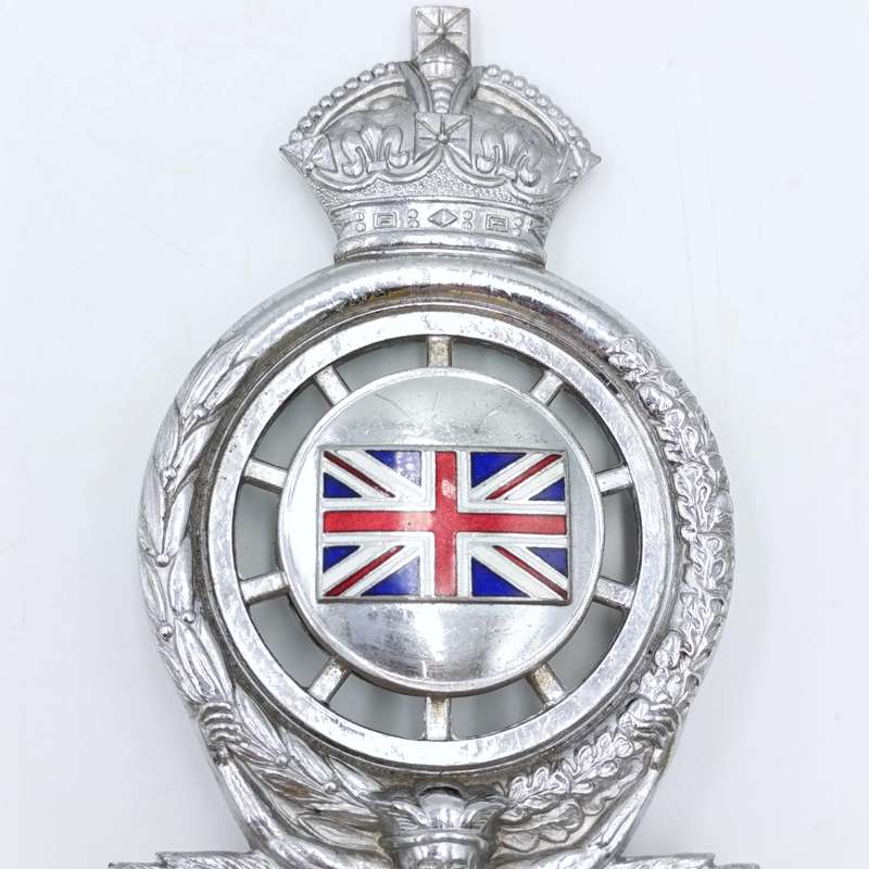 Vintage Royal Automobile Club of South Africa #8178 car mascot badge
