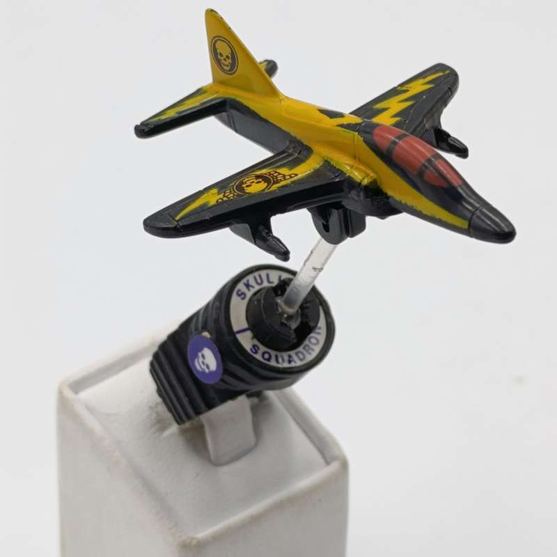 Set of 3 Vintage Matchbox Ring Raiders skull squadron jet planes