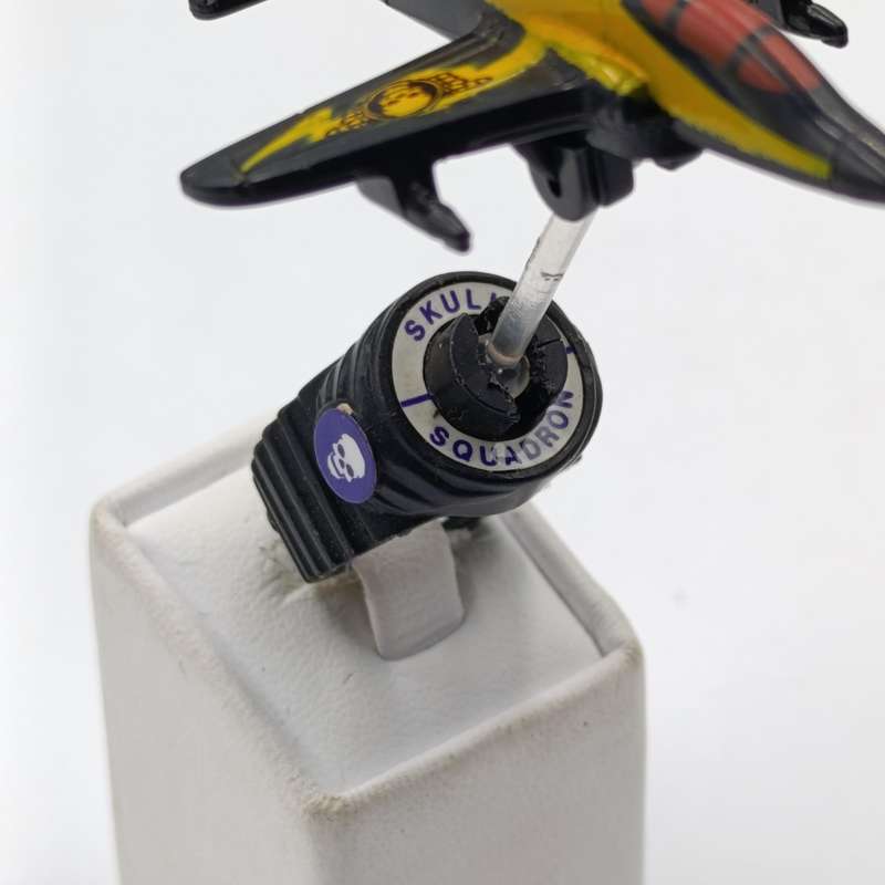 Set of 3 Vintage Matchbox Ring Raiders skull squadron jet planes