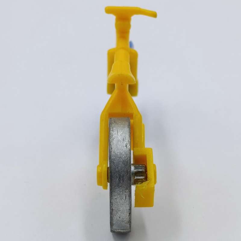 Pair of vintage Pull cord acrobatic bikes with one rip cord - handles broken