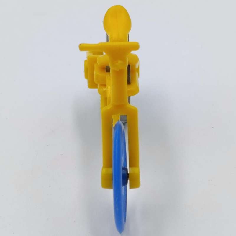 Pair of vintage Pull cord acrobatic bikes with one rip cord - handles broken