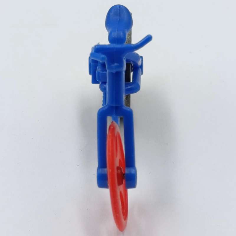 Pair of vintage Pull cord acrobatic bikes with one rip cord - handles broken