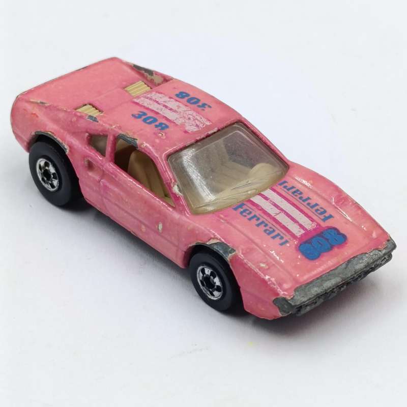 Vintage Hot Wheels Ferrari 308 colour-changer die-cast toy car
