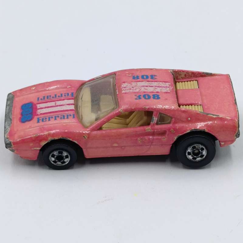 Vintage Hot Wheels Ferrari 308 colour-changer die-cast toy car