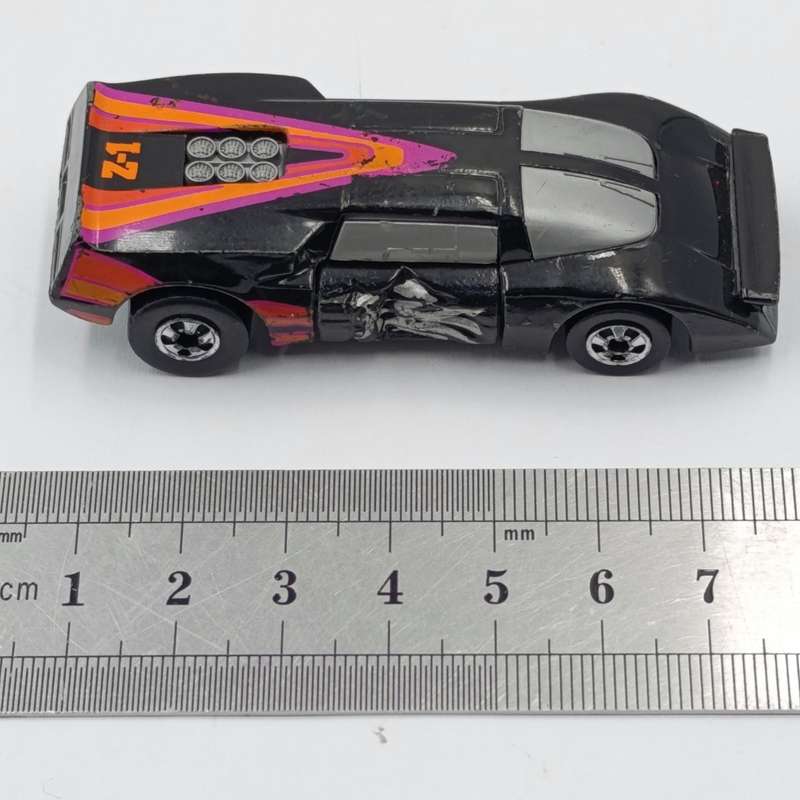 Vintage Hot Wheels Z1 Side grinder crack-up die-cast toy car