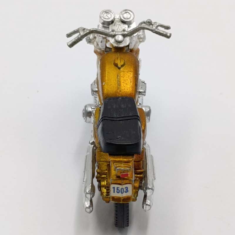 Set of 5 vintage die-cast model motorcycles