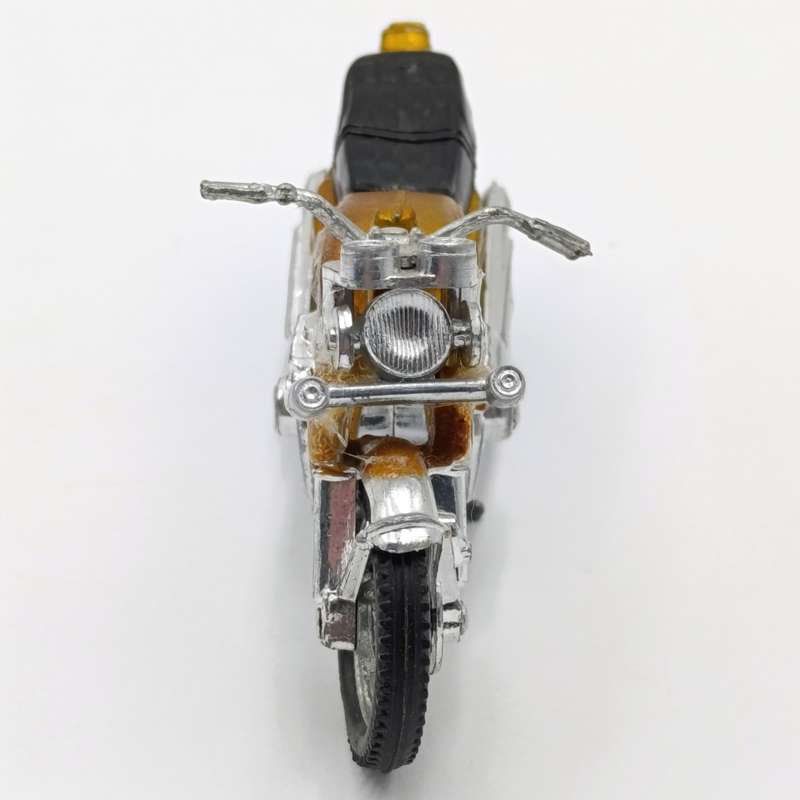Set of 5 vintage die-cast model motorcycles