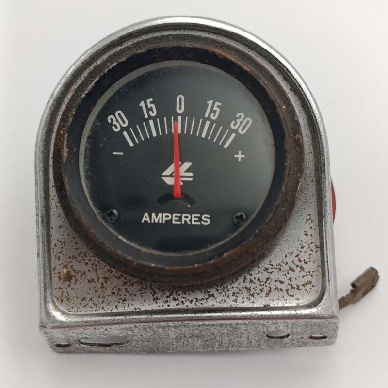 Vintage Equus Ampere gauge for car