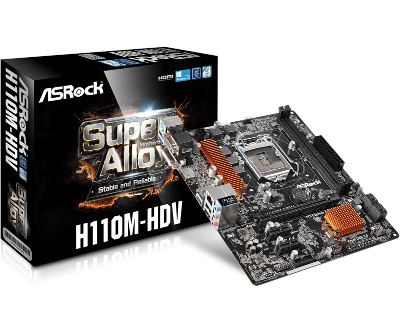 ASrock H110M Motherboard Bundle