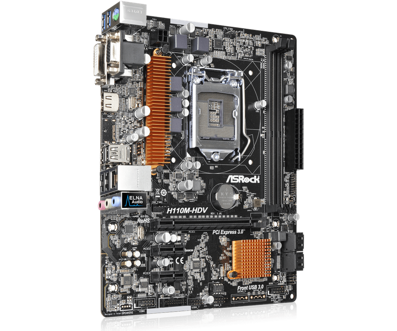 ASrock H110M Motherboard Bundle