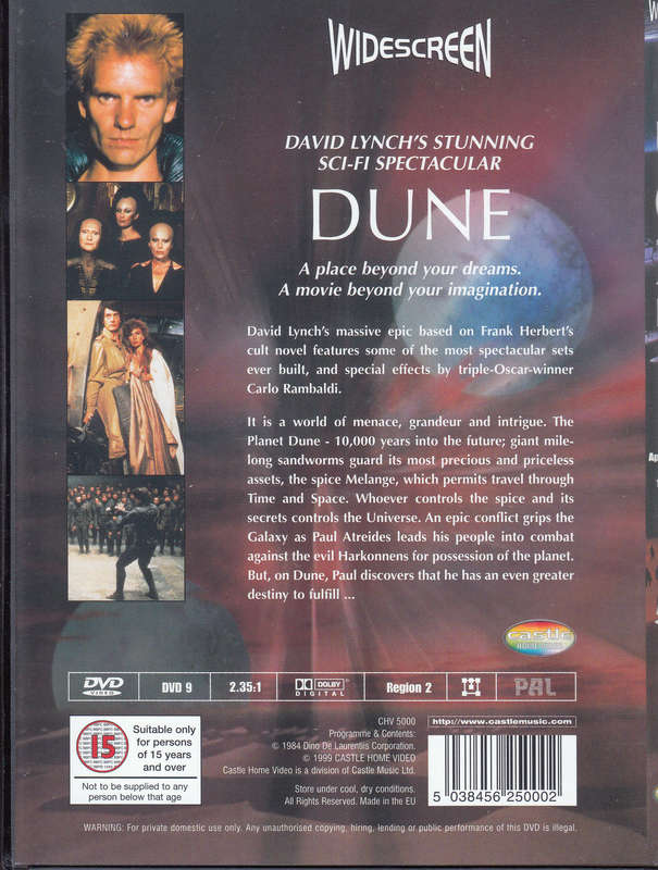 Dune - Original Movie in Widescreen