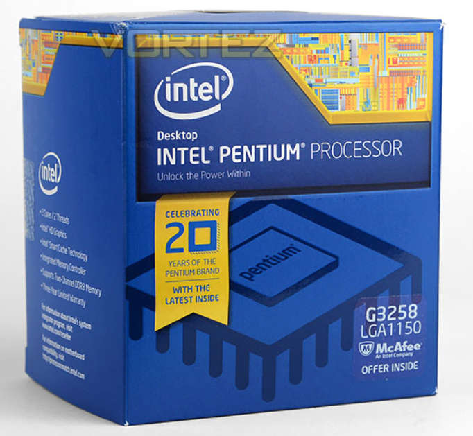 Intel G3258 Pentium Gold Edition