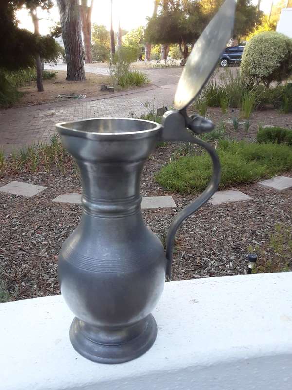 German Pewter Flask