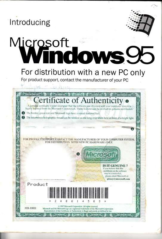 MIcrosofft Windows 95