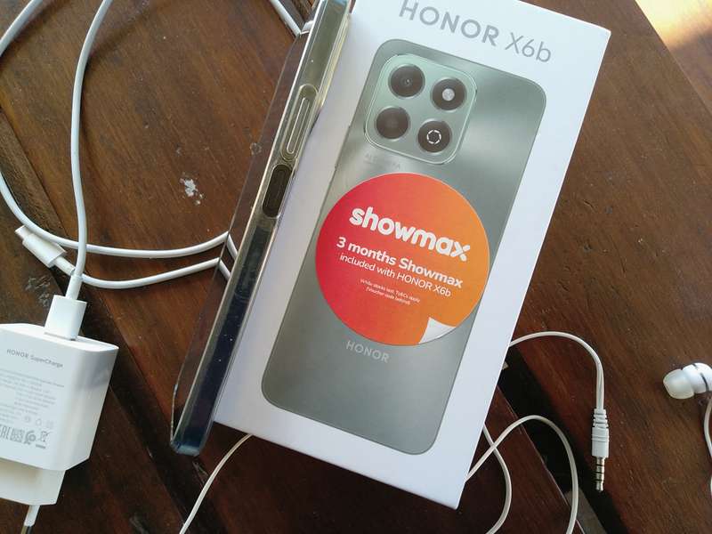 NEW Honor X6b 6.56inch 4G DualSim,128GB, 12GbRam, Android14, 50MP AI MainCamera, HardProtector-Black