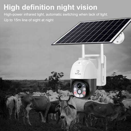 Brand New HiMost HiVC9 4G Smart Camera Solar Power Panel Wireless Security Camera  Support4G SimCard