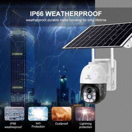 Brand New HiMost HiVC9 4G Smart Camera Solar Power Panel Wireless Security Camera  Support4G SimCard