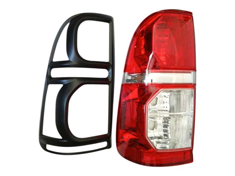 Toyota Hilux D4D 2011- Vigo LHS Silver Stripe Tail Lamp including tail lamp surround