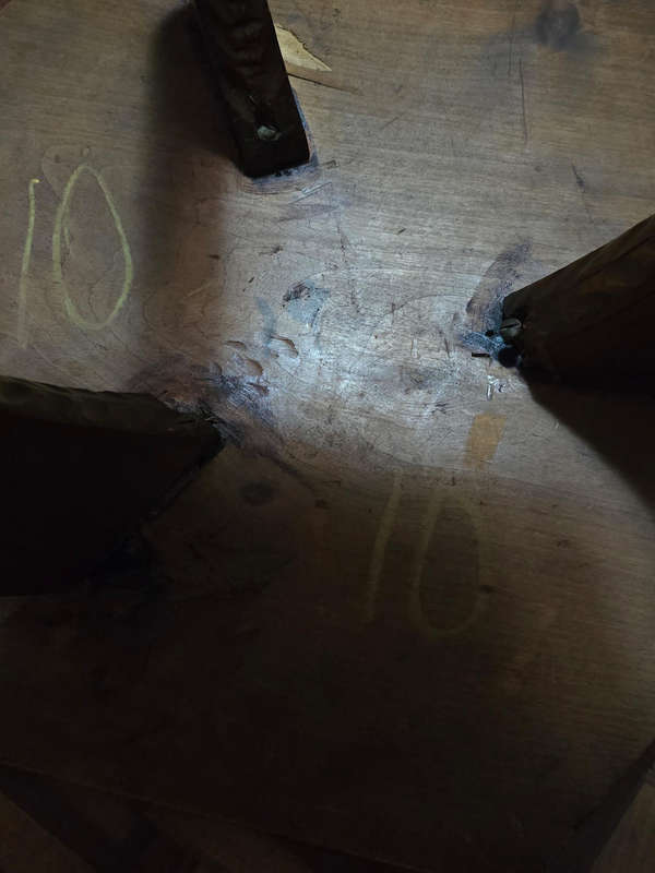 Antique Japanese Meiji-Era Floral Carved Table/Stool. Circa 1905