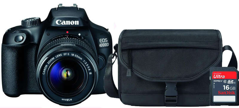 Canon EOS 4000D Starter Bundle