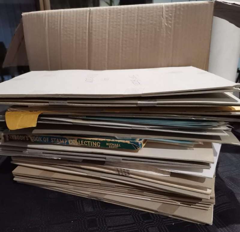 Big Box with +-15 RSA stamps series as issued from post office - SACCR10,000+ 8kg