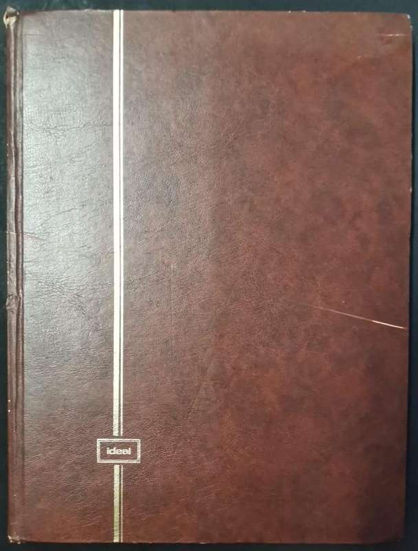 UNION in Stockbook 16pg Ideal Brown album half filled - Used condition