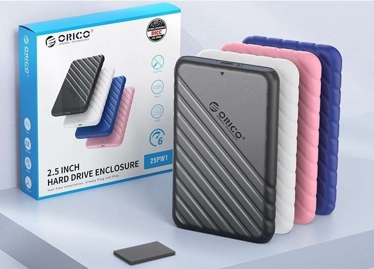 ORICO-2.5 inch Type-C to USB-A Hard Drive Enclosure - Blue