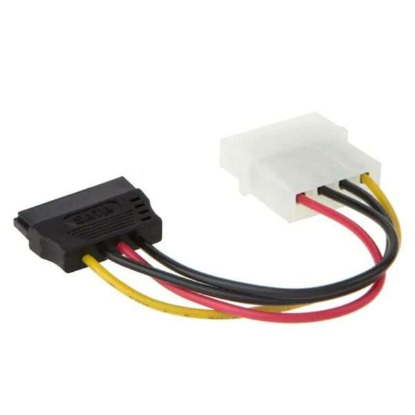 Techme 4 Pin Molex IDE Power to SATA Power Adapter (Pack of 3)