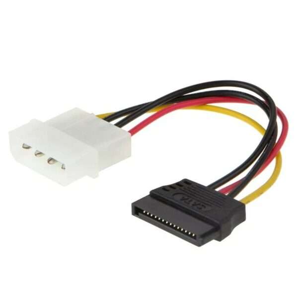 Techme 4 Pin Molex IDE Power to SATA Power Adapter (Pack of 3)
