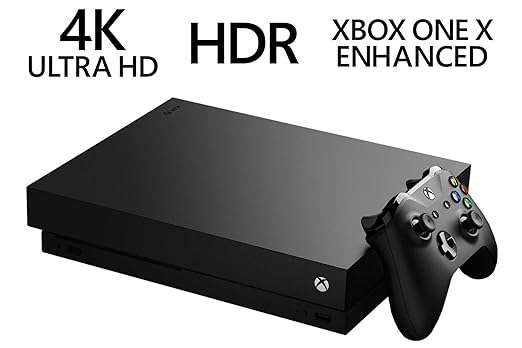 Xbox One X 1TB - 1x Controller, HDMI & Power Cable