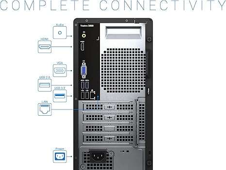 Dell Vostro 3888 Desktop (Intel i5, 10th Gen, 512GB SSD & 8GB RAM)