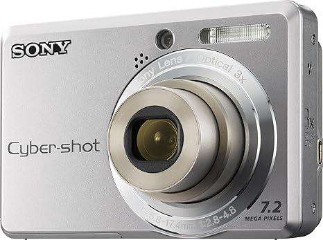 Sony Cyber-Shot DSC-S730 Digital Camera (7.2 MP, 3x Optical Zoom) Silver
