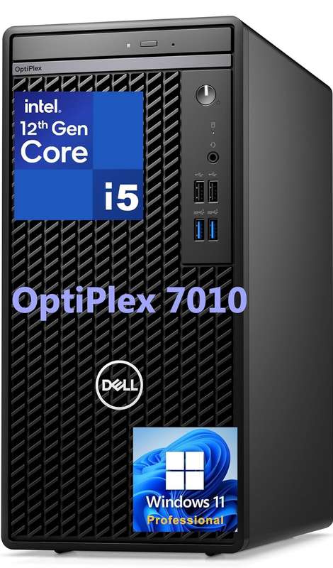 Dell Optiplex Tower 7010 (Intel Core i5 12th, 500GB SSD, 8GB RAM)