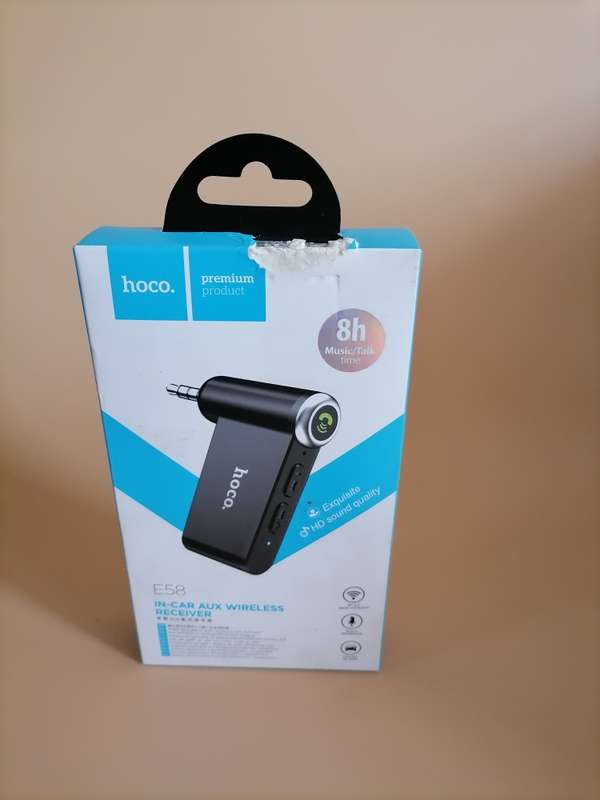 HOCO E58 In-Car AUX Wireless Reciever (Unboxed)