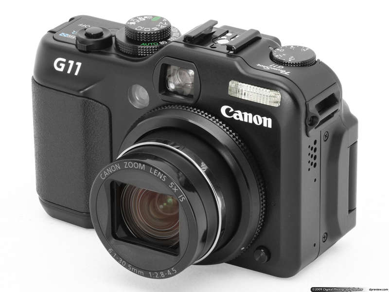 Canon PowerShot G11 Digital Camera (10MP, 720p HD & 5x Optical Zoom) Black
