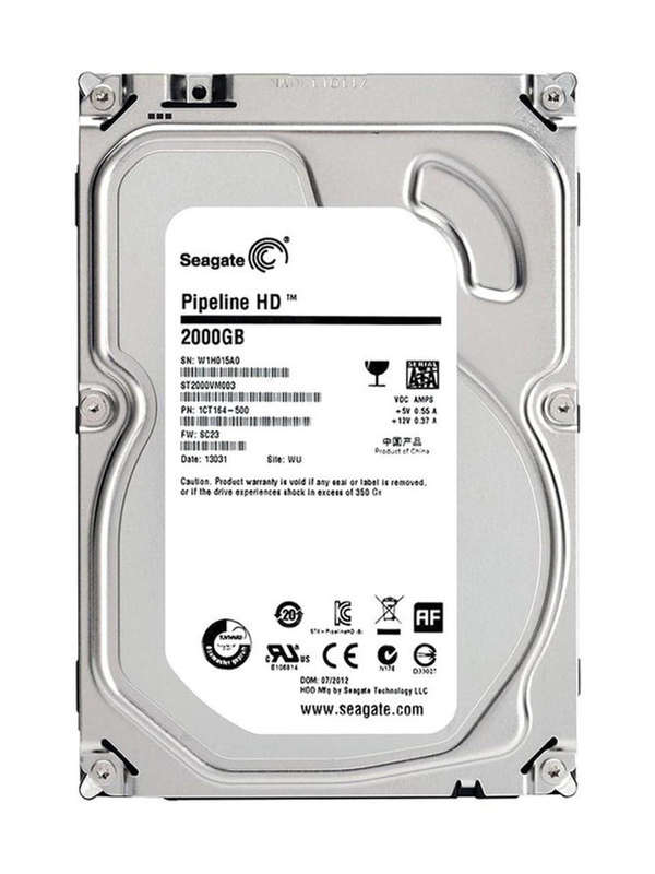 Seagate Pipeline HD 2TB 3.5 SATA Internal Hard Drive