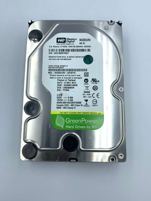 Western Digital 2TB SATA Internal Hard Drive