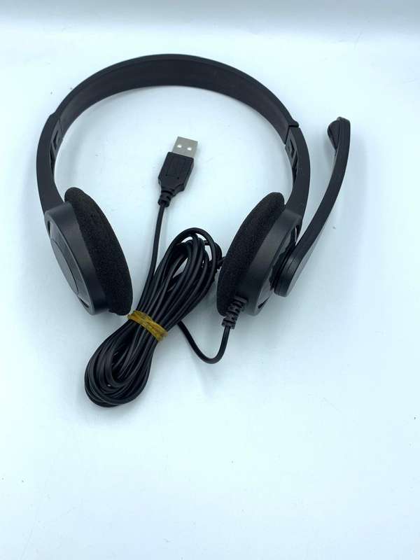 Astrum HU640 Wired USB Headphones with Mic, On-Ear for Chat and Gaming